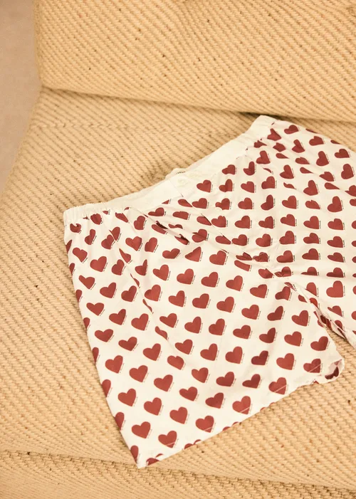 Caleçon Coeur Chamade - Blanc / Rouge — image 3