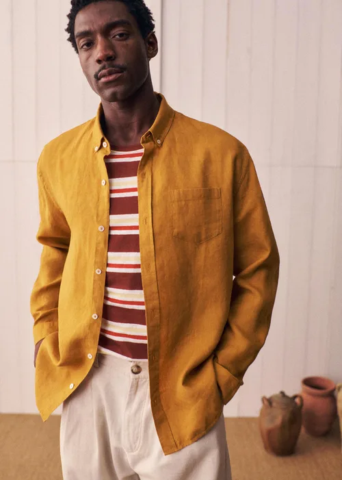 Chemise Charlie Lin - Ocre — image 5