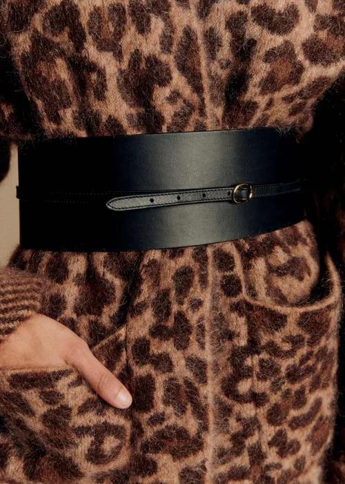 Ceinture Julia - Noir Lisse Héritage — image 3