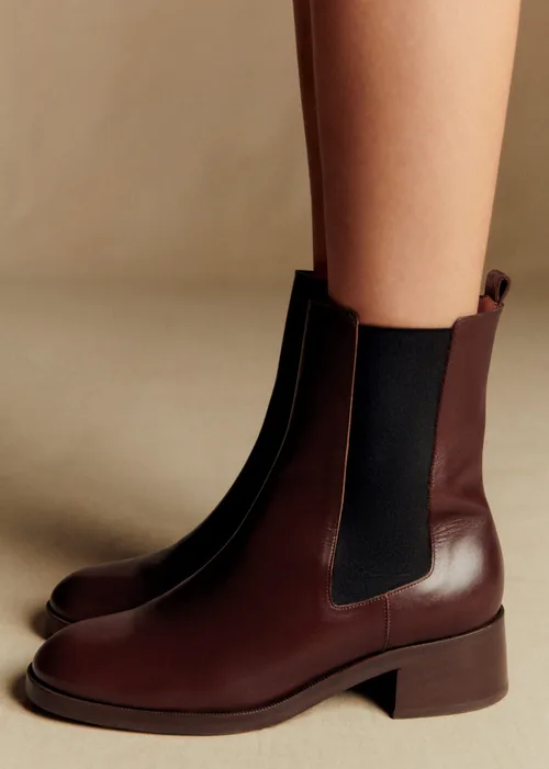 Bottines Low Agnès - Chocolat Lisse — image 5
