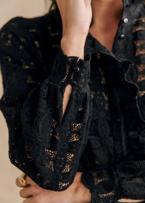 Chemise Chlo - Guipure Noir — image 3