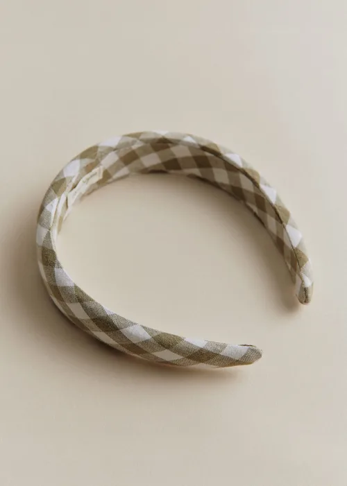 Serre-tête - Vichy Vert — image 3