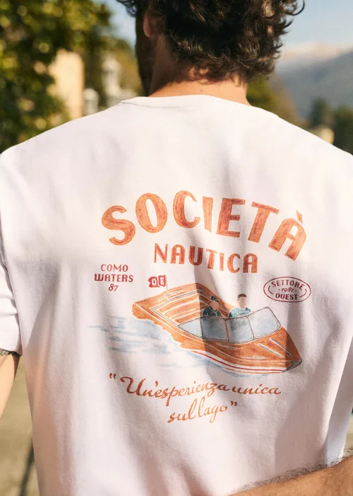 T-Shirt Societa Nautica - Blanc — image 4