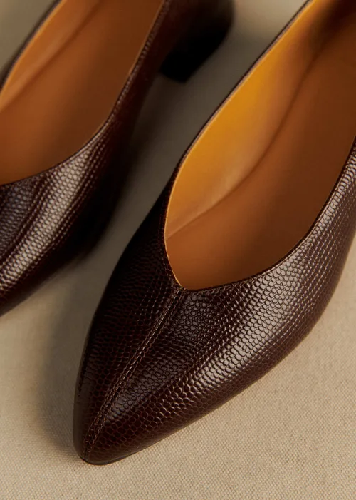 Ballerines Low Bertille - Chocolat Téjus — image 6