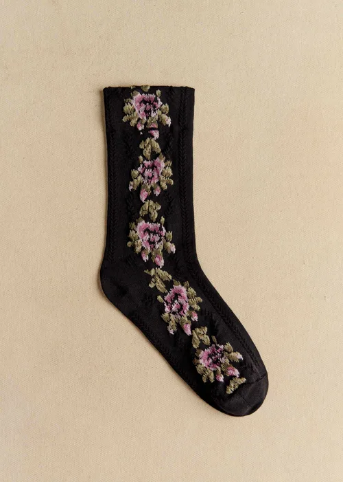 Fleurs Vintage Noir