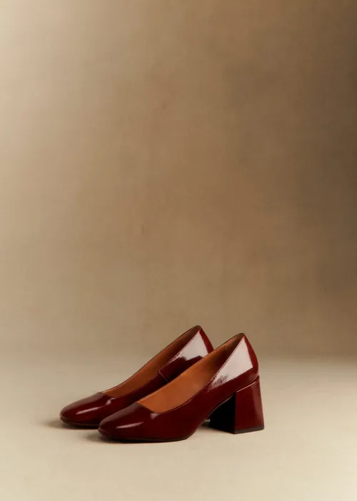 Escarpins Alix - Acajou Vernis
