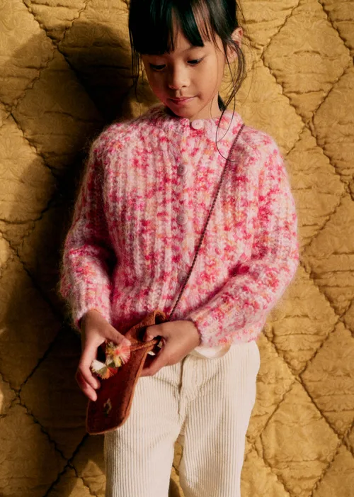 Gilet Emile - Multico Rose Orange — image 3
