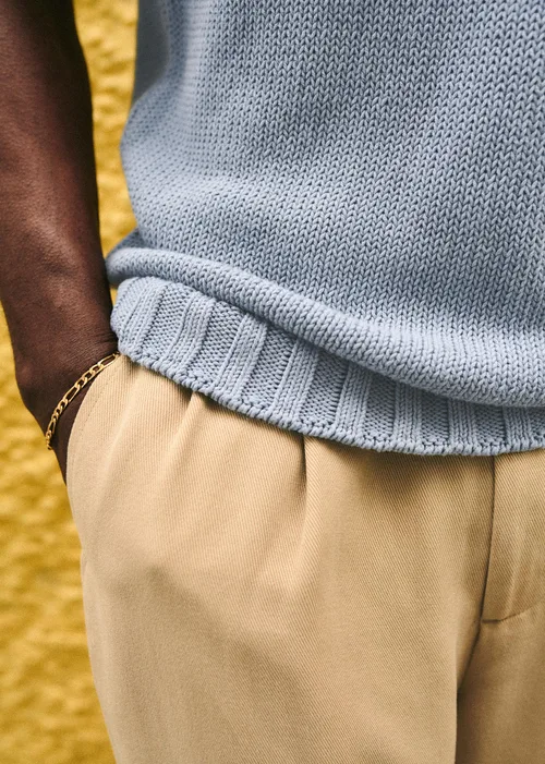 Polo Maille Camil - Bleu — image 4