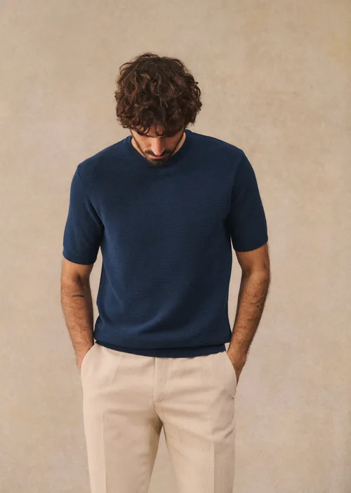 T-Shirt Maille Simeone - Marine — image 6