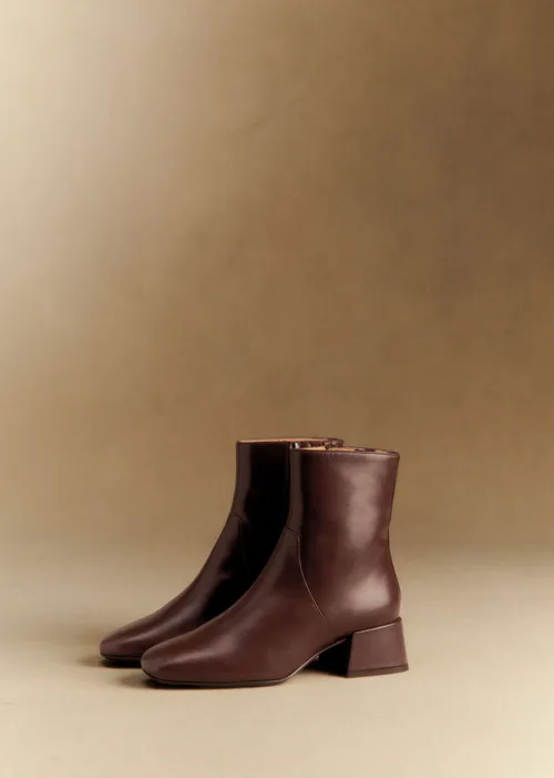 Bottines Low Paulette - Chocolat Glacé
