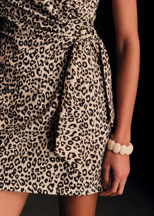 Robe Pippa courte - Léopard — image 3