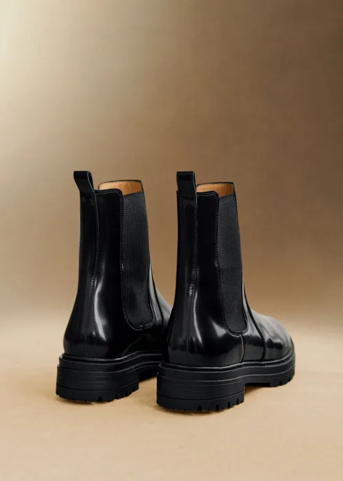 Bottines Low Lena - Noir Glacé — image 3