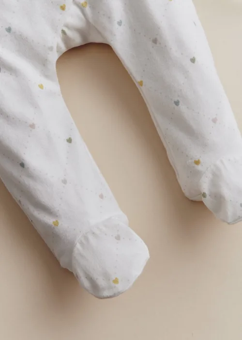 Pyjama Cléophée - Imprimé Coeur Croisillon Pastel — image 3