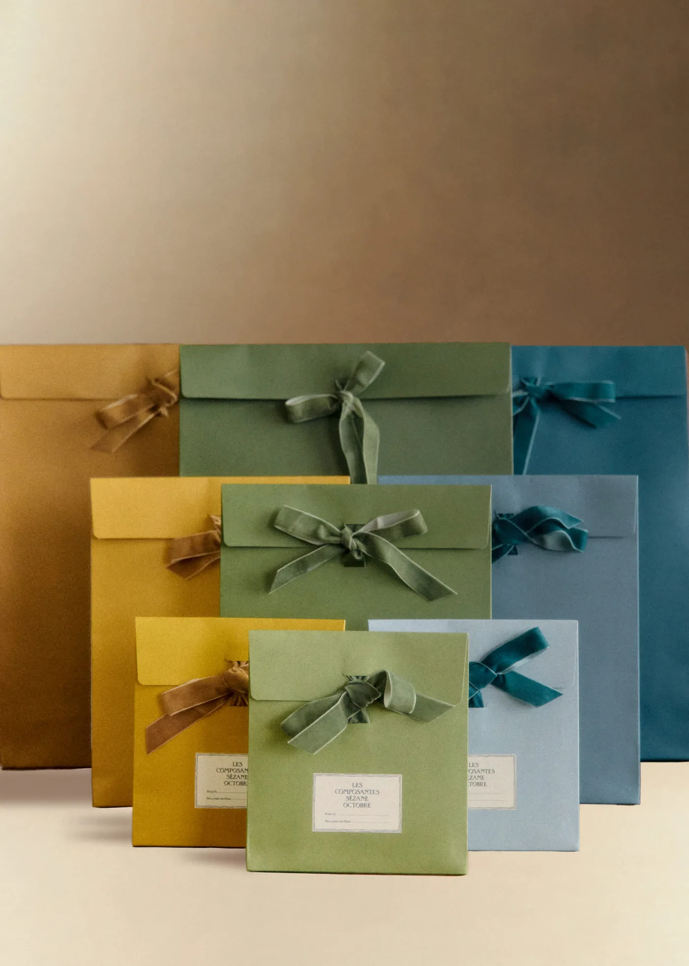 Pochettes cadeaux - Trio Vert