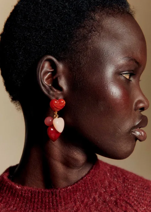 Boucles d'oreilles Freya - Rose Multi — image 3