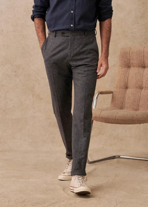 Pantalon Carl - Tweed Anthracite — image 4