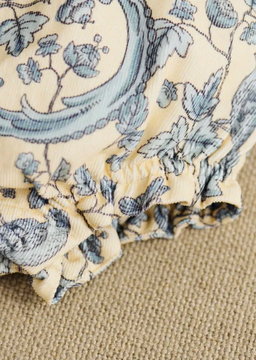 Barboteuse Lina - Petit Sézane x Antoinette Poisson - Imprimé Oiseaux Bleus — image 3