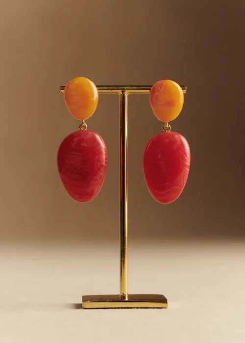 Boucles d'oreilles Carla - Rose Multi — image 3