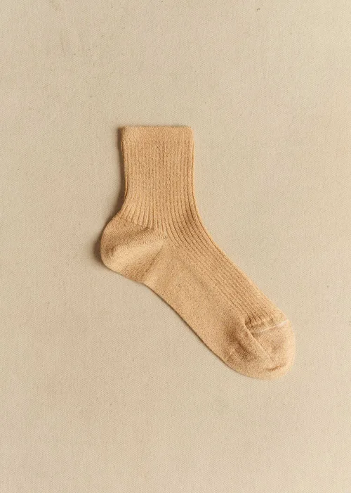 Chaussettes Lurex - Doré
