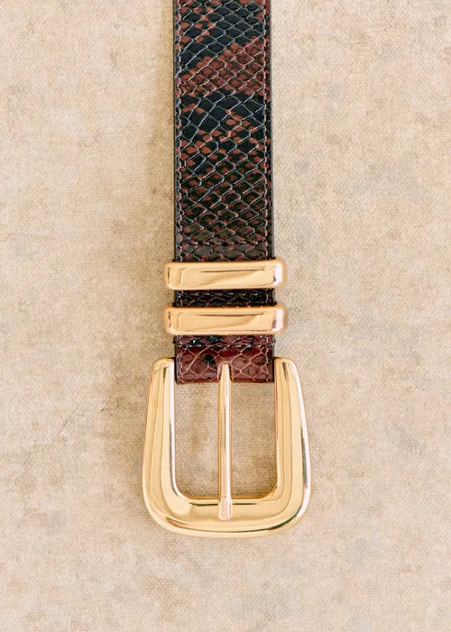 Ceinture Oria - Marron Python — image 4
