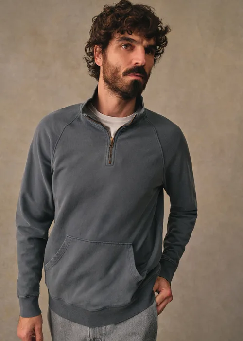 Sweatshirt Harlin - Bleu Acier Délavé — image 3