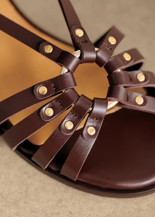 Sandales Low Iris - Chocolat Lisse — image 3