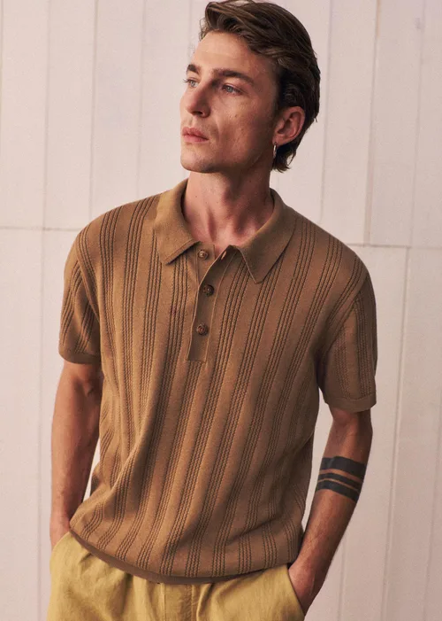 Polo Maille Rio - Camel