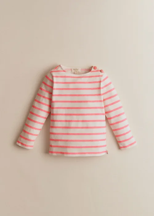 Marinière Colette - Ecru / Rose Fluo