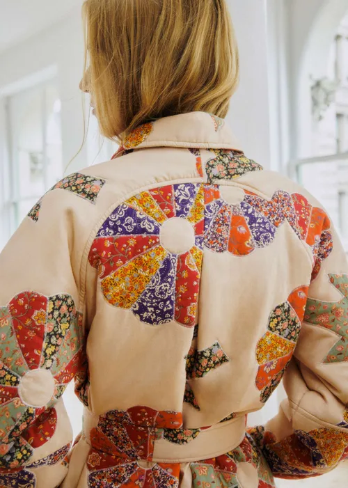 Manteau Ludwig - Sézane x SEA NY - Patchwork Woodstock — image 5