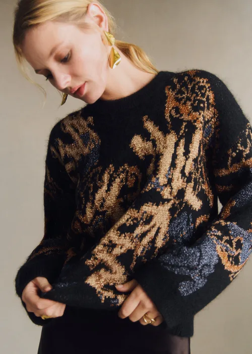 Pull Irina - Multico Noir