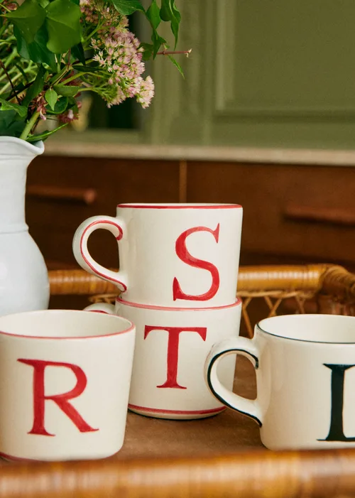 Tasse Tempo - Lettre H - Rouge — image 17