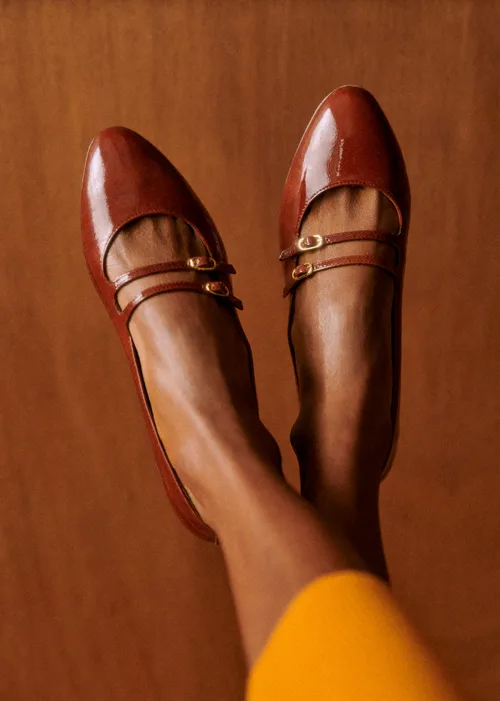 Ballerines Low Ninon - Acajou Vernis — image 4