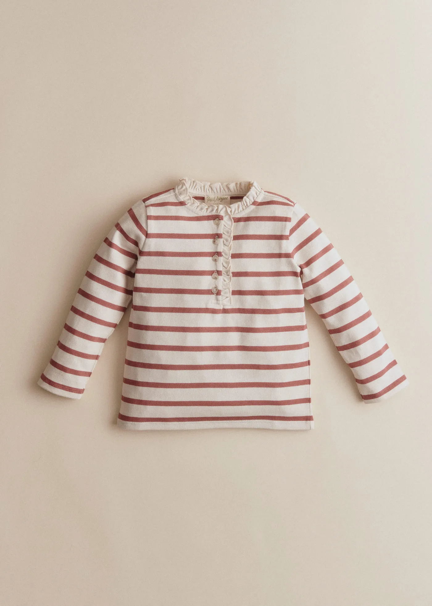 Marinière Gaël - Ecru / Bois De Rose