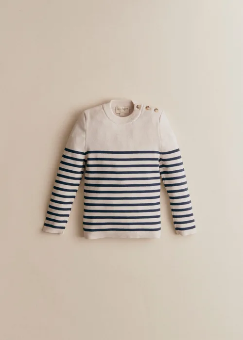 Pull Malo - Naturel / Marine