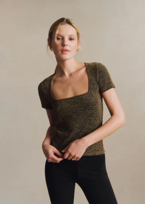 T-Shirt Amara - Doré — image 3