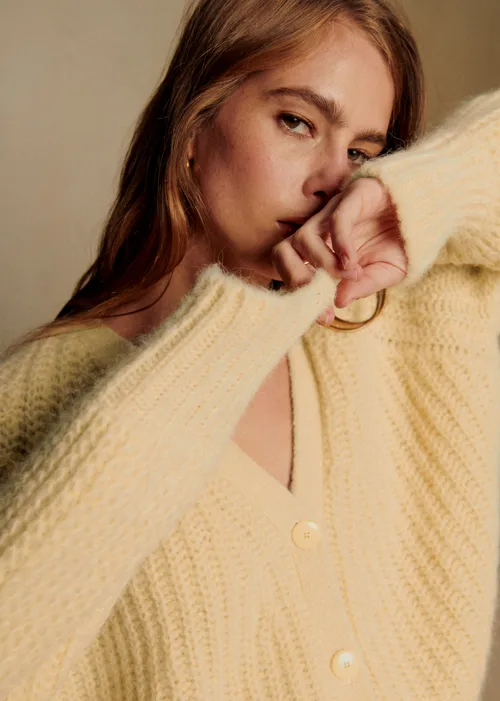 Gilet Basile - Jaune Pâle — image 5