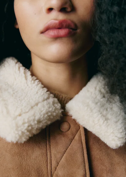 Manteau Nico - Caramel Ecru — image 6