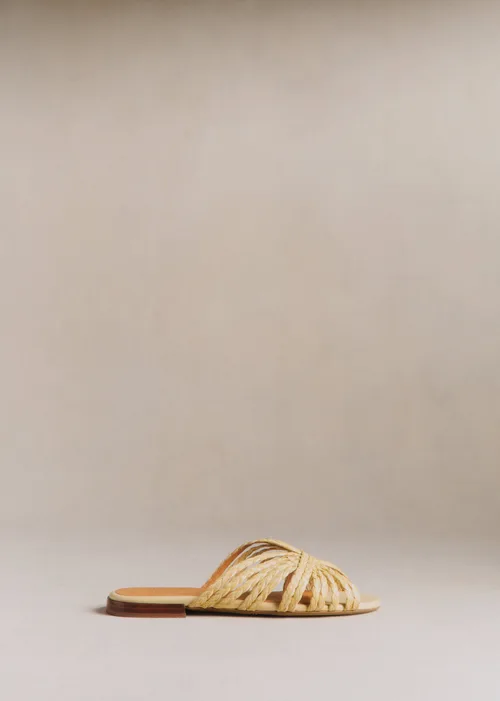 Mules Low Paola - Naturel Textile Tressé — image 4