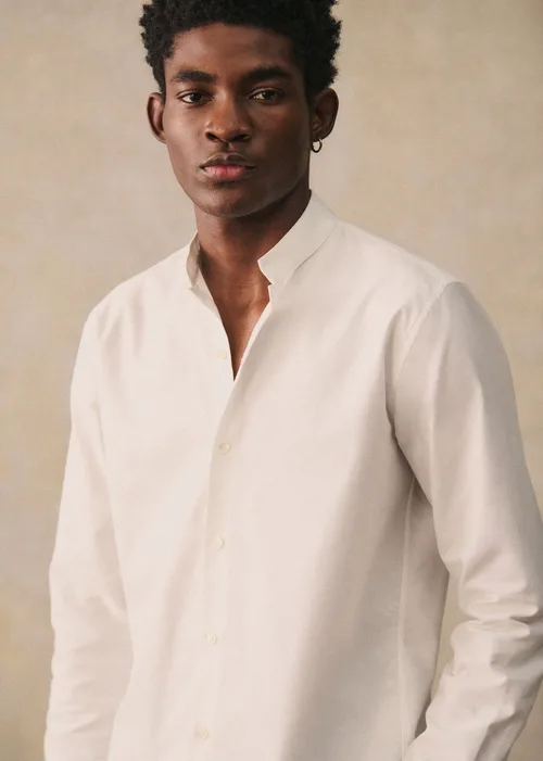Chemise Edgar Pinpoint - Blanc — image 1