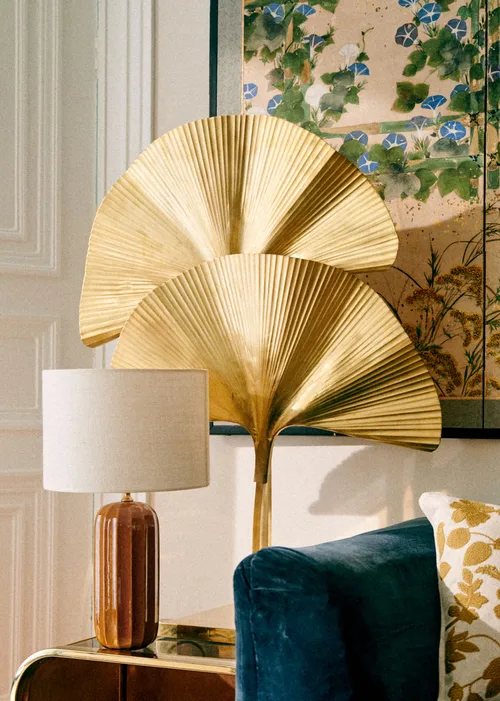 Lampe Traviata - Caramel - Abat-jour Dolce - Jute Écru — image 6