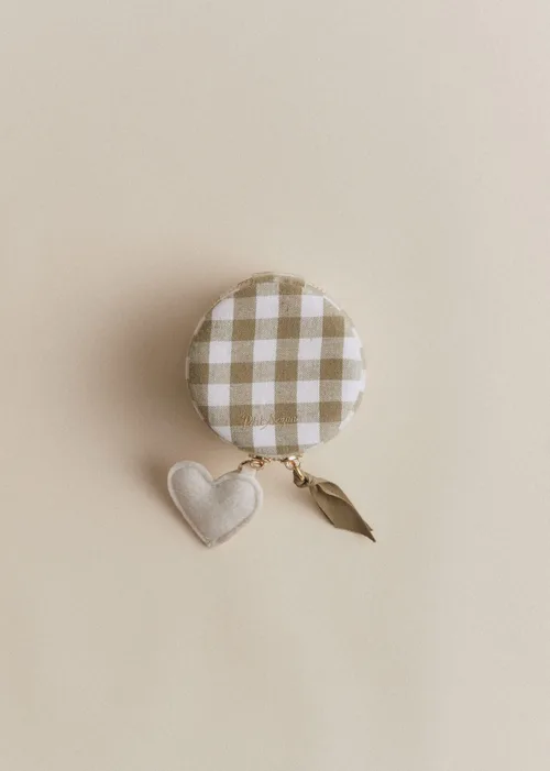 Mini écrin à bijoux - Vichy Vert — image 3