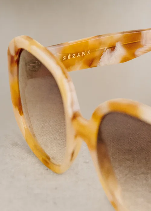 Lunettes de soleil Georgia - Écaille Jaune — image 2