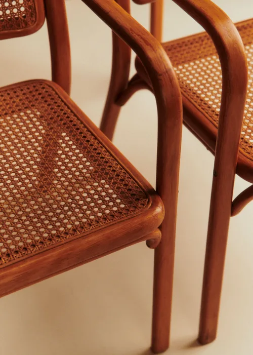 Lot de 4 chaises Thonet - Cannage — image 3