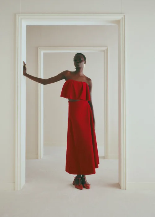 Top LISSI - Velours Rouge — image 4