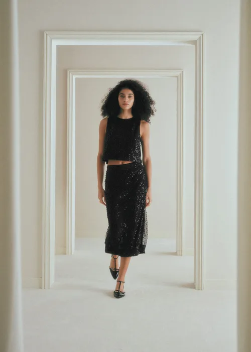 Top Doria - Sequins Noirs — image 5