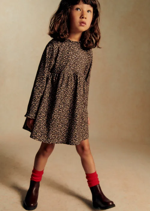Robe Jade - Léopard Beige