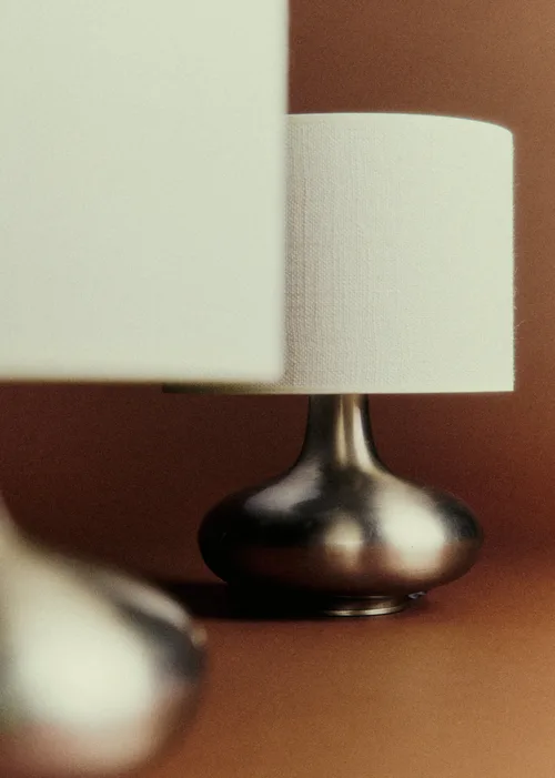 Paire de lampes à poser vintage chromé - Chrome — image 3