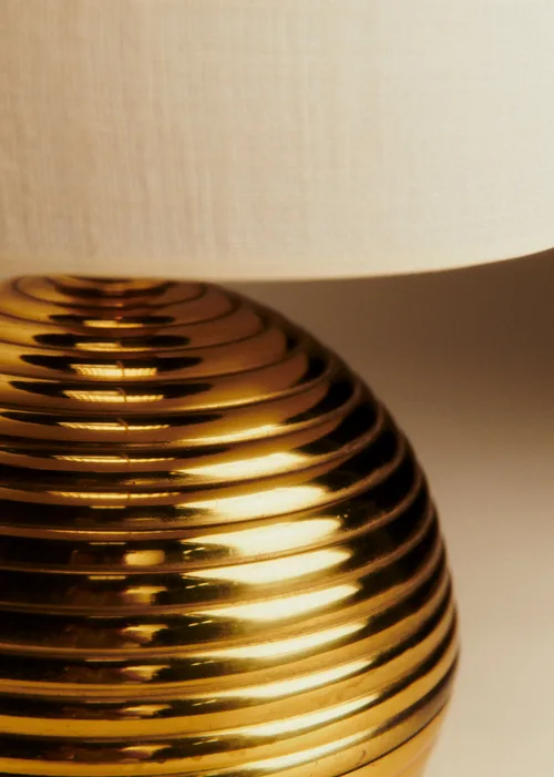 Lampe vintage doré grand modèle - Doré — image 3