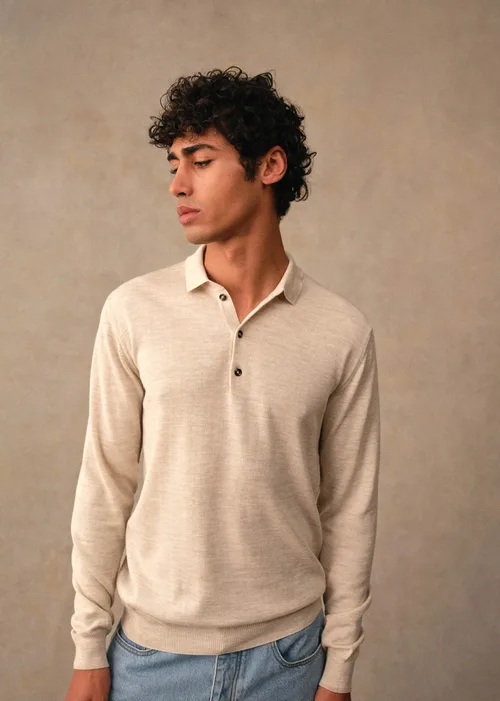 Pull Mike - Beige Chiné — image 3