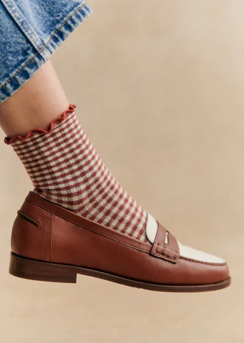 Chaussettes Vichy - Tomette — image 3